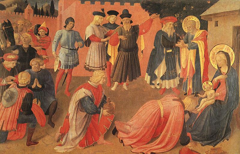 Fra Angelico Adoration of the Magi oil painting image